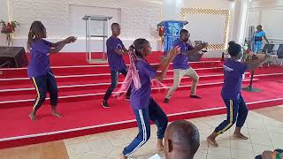 komando wa yesu mambo yamebadilika dance by GLORY to GOD youth performance [upl. by Ahselyt25]