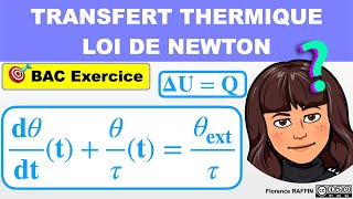 EQUATION DIFFERENTIELLE THERMODYNAMIQUE  Exercice  Terminale [upl. by Griff343]