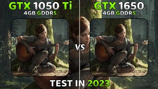 GTX 1050 Ti vs GTX 1650 in 2023  Which One is Still Breathing 😄 [upl. by Leong]