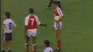 Arsenal vs Independiente August 1989 2nd goal by Rocky [upl. by Hterrag]