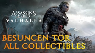 AC Valhalla Besuncen Tor All Collectibles Treasure Hoard Map Gear and Carbon Ingot [upl. by Noram]