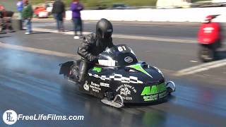 Snowmobile Drag Racing [upl. by Darnell]