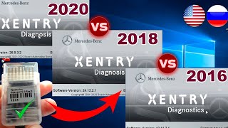 Comparison Xentry PassThru 2020 Vs Xentry PassThru 2018 Vs Xentry PassThru 2016  Xentry PassThru [upl. by Ibrek]