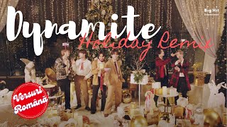 BTS  Dynamite Holiday Remix  versuri română bts romania lyrics [upl. by Baumann]