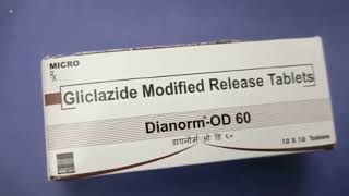 DianormOD 60 Tablet  Gliclazide Modified Release Tablets  DianormOD 60mg Tablet Uses Side effect [upl. by Anairuy]