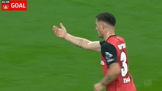 Bayer Leverkusen vs FC Heidenheim 52 Grant Xhaka Patrik Schick amp Exequiel Palacios score in win [upl. by Leanna]