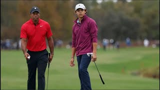 Charlie Woods recreates iconic Tiger shot at PNC Championship [upl. by Estis899]