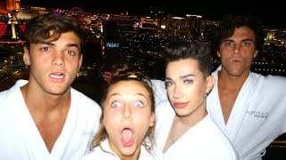 ROADTRIP TO VEGAS FT DOLAN TWINS amp JAMES CHARLES [upl. by Littlejohn857]