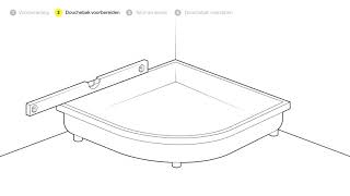 Hoe plaats je een hoge douchebak [upl. by Ariana]