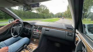 Driving the 2000 MercedesBenz E55 AMG W210 [upl. by Brost]