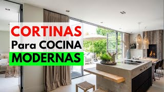 CORTINAS PARA COCINA MODERNAS  Cortinas para Cocina 2025 Cocinas Modernas 2024 TENDENCIAS [upl. by Naanac]