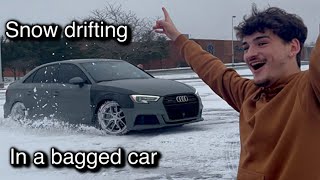 Snow drifting my bagged Audi [upl. by Chicky112]