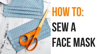 How to Sew a Surgical Face Mask for Hospitals – Free Pattern [upl. by Daiz]