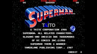 Superman Arcade  Playthrough ALL [upl. by Neraa505]