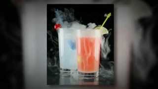 Dry Ice Swizzle Sticks Create Fog In Drinks [upl. by Ignatzia487]