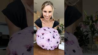 Blueberry bagels AND homemade vanilla cream cheese 🦋 bagel baking recipe [upl. by Sarah]