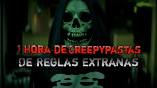 1 Hora de Creepypastas de Reglas Extrañas [upl. by Kcirredal845]