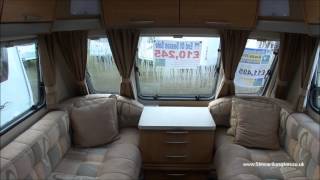 Swift Merlin 54 2009 5 Berth End Lounge End Bedroom Touring Caravan [upl. by Adyam481]