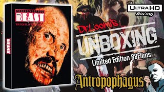 ANTROPOPHAGUS 4K Collectors Edition Exclusive 88Films con Italiano🇮🇹 Unboxing [upl. by Larue]