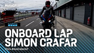 Full throttle at Phillip Island 💯  GoPro lap with Simon Crafar [upl. by Anirtep]