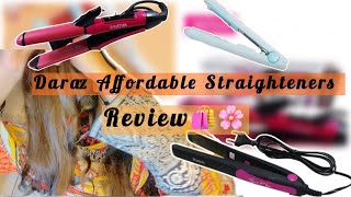 Daraz Affordable Straighteners  Demo  Price  Tried amp Tested [upl. by Landri]