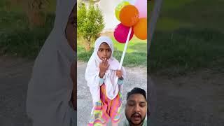 Juice drink show comedy funny challenge experiment balloon comedyshorts shorts [upl. by Niveek]