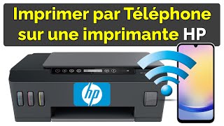 Comment connecter mon téléphone à mon imprimante HP pour imprimer un document via le WIFI [upl. by Purpura]