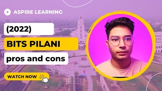 BITS Pilani Pros and Cons 2022 [upl. by Anigroeg]