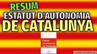 LEstatut dautonomia de Catalunya [upl. by Newfeld]