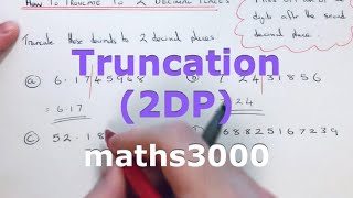 Truncation to 2 Decimal Places [upl. by Waite]