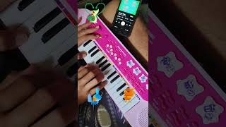 Littleroot town theme song on my little ones toy keyboard retrogaming nostalgia pokemon [upl. by Hyo]