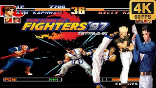 KIM TAKES ON BENIMAROU AND ROBBRET GARCIA IN FIGHTERS 97 4K 60FPS LONGPLAY [upl. by Eenahs]