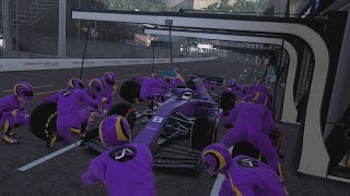 Fastest Pit Stop on F1 2021 Game [upl. by Esinaej]