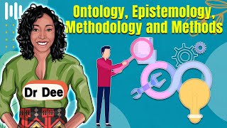 Ontology epistemology methodology and methods I Dr Dee [upl. by Leahci]