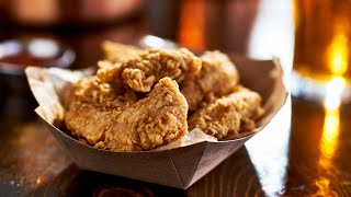 How To Make Brined amp Fried Chicken Tenders By Guy Fieri [upl. by Analad]