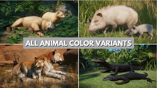 Planet Zoo ALL COLOR VARIANTS 2024 [upl. by Nilrah]