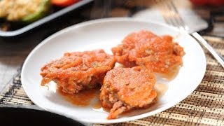 Tortitas de carne de res  Recetas de res  Beef recipes [upl. by Nigen]