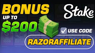 Stake Promo Code 2024  BEST CODE FOR BONUS  Stake Promo Code [upl. by Eladnyl]