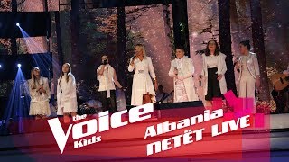 Skuadra Eneda  Ika larg  Netët Live  Nata 1  The Voice Kids Albania 2018 [upl. by Yrallih146]