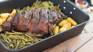 Gigot dagneau au four aux saveurs marocaines [upl. by Keryt418]