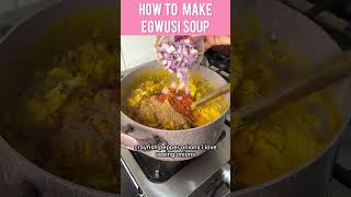 How to Make Egusi Soup with Spinach nigerianegusisoup egusisouprecipe souprecipe shortsfood [upl. by Hembree407]