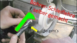 Bohrer Schleiflehre selbst gemacht [upl. by Niwdla]