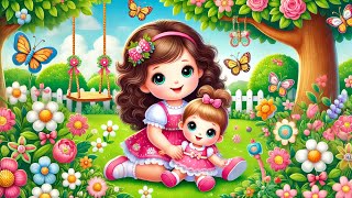 गुड़िया Gudiya Hindi Rhyme Poem for Kids and Nursery Songstwinkletotskidstv [upl. by Oznecniv]