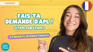 🇫🇷 TUTORIEL  Demande dAPL  Etudiants Internationaux [upl. by Anaek]