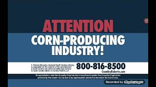 CRUMLEY ROBERTS TV COMMERCIAL CORN PRICE DROP ISPOTTV [upl. by Eyks359]