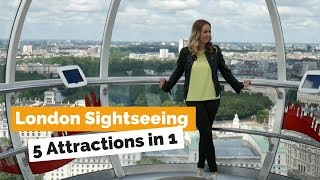 5 TOP London Attractions in 1 Ticket [upl. by Ahsuas]