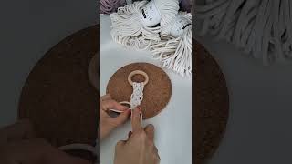 Makramé függönytartó  macrame curtain hanger macrametutorial [upl. by Tiffa197]