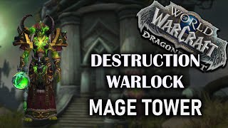 Destruction Warlock  Mage Tower  Dragonflight Season 3 1025  224 Combat Time [upl. by Gustin]