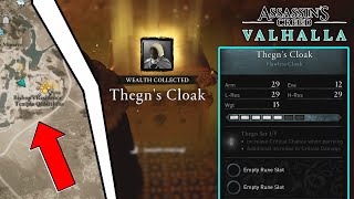 quotThegns Cloakquot Flawless Cloak Location Guide  Assassins Creed Valhalla [upl. by Ednyl]