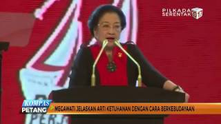 Megawati Jelaskan Arti Ketuhanan di HUT Ke44 PDIP [upl. by Allen]